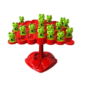 Kids Montessori Math Balance Board Game Puzzle Tree Frog Educational Parent-child Interaction Tabletop Game Toys For Children