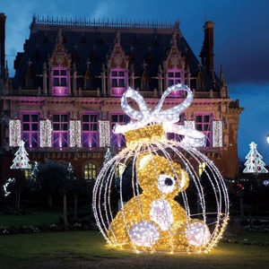 Bóng <span class=keywords><strong>LED</strong></span> Giáng Sinh Lớn Với Gấu Teddy Trang Trí Kỳ Nghỉ <span class=keywords><strong>Motif</strong></span> Light - Product Image 1