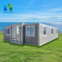 MZ ECO Maison conteneur extensible en panneaux sandwich d'acier de 40 pieds, bureau à domicile, bâtiment de 100 m²