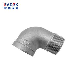 Coudes à filetage interne et externe à 90 degrés en acier inoxydable 316, approvisionnement transfrontalier pour la plomberie, la protection incendie, les raccords de conduites de gaz - Product Image 1