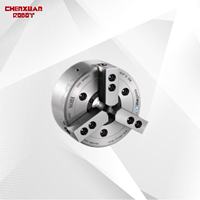 BR08 Mandrin hydraulique à 3 mâchoires avec conception à centre ouvert et à trou traversant, offrant un serrage ultra-précis de 0,01 mm.