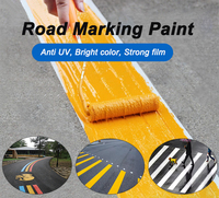 Peinture de marquage routier en acrylique de qualité supérieure pour extérieur, revêtement de surface routière pour signalisation routière, vente en gros