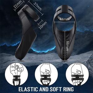 Amazon Best Seller erkek silikon Penis halkası fil şeklinde erkek fiziksel gecikme titreşimli Cum kilitleme seks oyuncakları boşalma için - Product Image 4