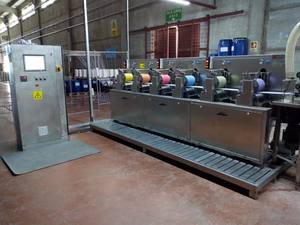 Nueva máquina de teñido de hilo de tejer a mano de lana multicolor con motor y bomba de componentes básicos - Product Image 5