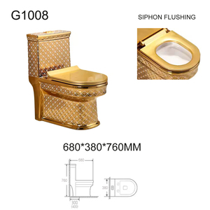 Cao kéo dài phòng tắm nhà vệ sinh thoải mái Chiều cao kép tuôn ra gốm hiện đại phòng tắm nhỏ một mảnh nhà vệ sinh với ghế mềm - Product Image 2