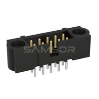 M80-5201042 5+5 Pos. Connecteur Électrique Vertical DIL Mâle à Passage Traversant, Pas de 2,00 mm, Haute Fiabilité