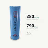 Cellules de batterie Li-ion Amprius SiCore 18650 3.6V 3.8Ah 280Wh/kg Haute Densité Énergétique Rechargeable pour Systèmes de Stockage Portable Domestique