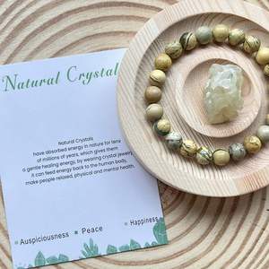 Natural Bracelet Colorful <b>Glass</b> Beaded Creativity Booster Professional Private Label Jewelry Custom Stone Choice - Product Image 4