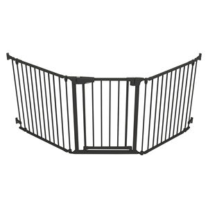 <span class=keywords><strong>Barrière</strong></span> de sécurité pour bébé en métal à largeur personnalisable, conception rétractable, montage sans perçage, type carré grand format, multifonction - Product Image 3