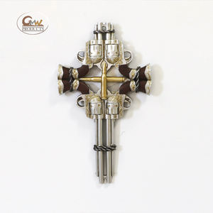 गर्म बेचने गुणवत्ता रेट्रो घर सजावट के लिए विचारों मोती राल पिस्तौल पार पकड़ती - Product Image 5