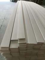 Persiana de madera impermeable con imprimación blanca, componente de persiana de madera