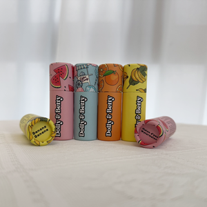 Tubes en papier personnalisés avec emballage en tube de dessin animé pour baume à lèvres, déodorant, tube en papier - Product Image 2