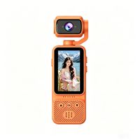 Caméra d'action portable 4K Ultra HD avec Wi-Fi, vision nocturne, objectif rotatif à 180 degrés, anti-tremblement, caméscope Vlog pour la randonnée et les voyages