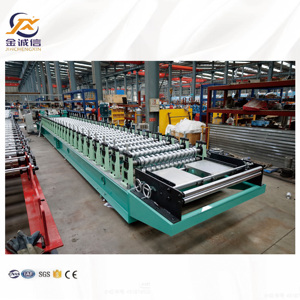 JCX 골판지 지붕판 기계 지붕 타일 성형 라인 PLC 제어 자동 작동 CE ISO 인증 모터/엔진 구동 - Product Image 4