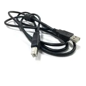Data Cable USB Printer Data Cable CD-ROM Drive Hard Disk Extension Cable a Male to B Female Custom 30cm 2.0 Mobile Phone Black