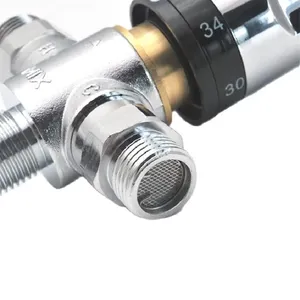 Copper Thermostatic Valve 1/2in 3/4in 1inch Solar Energy Water Mixing Valve Three-way Hot &amp; Cold <strong>Temperature</strong> Control <strong>Switch</strong> - Product Image 6