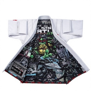 Kimono de Jiu Jitsu Brasileño Sublimado de Alta Calidad con Diseño Personalizado, 550GSM, Tejido de Perlas, Algodón Pesado - Product Image 6