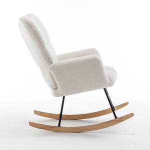 Đương Đại Nordic một người Sherpa ngồi có thể ngả ghế xích đu cho phòng khách nhà ban công giải trí khách sạn sử dụng cho buổi chiều - Product Image 5