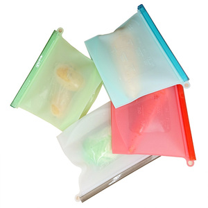 500/1000/1500/3000/4000ML Hot Selling Silicone Food Storage <b>Bag</b> Eco-friendly Washable Silicone Food Storage <b>Bag</b> - Product Image 2