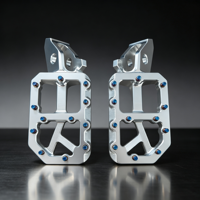 Repose-pieds en aluminium CNC de style Y pour Surron Light Bee X LBX, plateforme large antidérapante, repose-pieds améliorés pour moto électrique tout-terrain