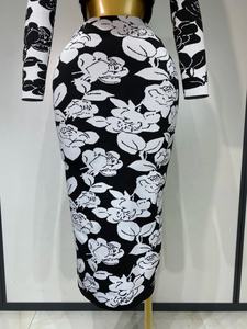 Completo Due Pezzi da Donna, <span class=keywords><strong>Abito</strong></span> Aderente a Maniche Lunghe in Jacquard, per Eventi di Gala, <span class=keywords><strong>Red</strong></span> <span class=keywords><strong>Carpet</strong></span>, Feste di Compleanno - Product Image 3