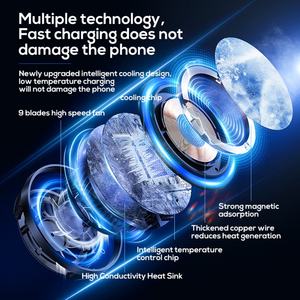 MEMO GW02 New Magnetic Car Charger and <b>Cooler</b> Wireless Semiconductor Charging and Cooling Phone Car Wireless Charger - Product Image 5