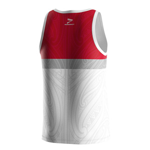 Custom Sublimation Sleeveless Shirt Men's Polyester Rugby <b>Singlet</b> Moisture- Wicking Athletic Cut for Fitness Summer Sports - Product Image 4