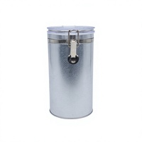 Boîtes en fer blanc ODM/OEM de haute qualité pour thé et aliments avec couvercles à fenêtre transparente et composants d'étanchéité