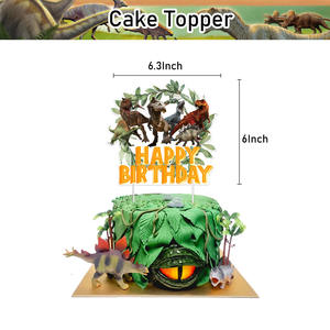 Ballons en latex imprimés pour fête d'anniversaire sur le thème des dinosaures JURASSIC, fournitures pour fête d'anniversaire en jungle, cadeaux d'anniversaire pour garçon, décoration DIY - Product Image 3