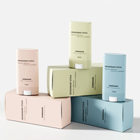 SKincare 15g PP plastique vide déodorant bâton baume conteneur crème solaire Tubes ovales conteneurs emballage