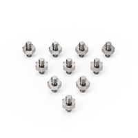 Adaptor Sekrup Kamera CN Stainless Steel 1/4 Male ke 1/4 M6 M8 M10 3/8 Male untuk DSLR Tripod Gimbal Quick Release Plate Fill Light