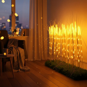 โคมไฟสนามหญ้ากลางคืน รูปดอกกุหลาบ สำหรับตกแต่งบ้านและสวน ไฟ LED แบบเสียบพื้น วัสดุ PVC กันน้ำระดับ IP65 แสง 3000K - Product Image 3