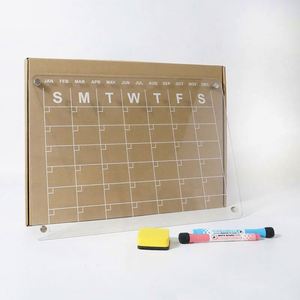 Tableau de planification effaçable à sec personnalisé et réutilisable en acrylique magnétique pour réfrigérateur - Product Image 3