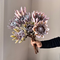 Fleurs artificielles modernes en plastique faites à la main, couleur automne, fleurs de l'empereur, best-seller transfrontalier, haute qualité, durables et réutilisables