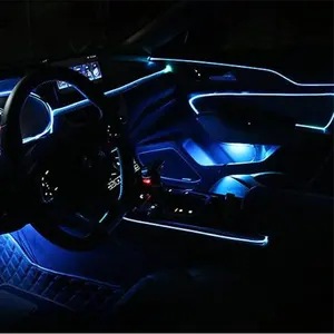 Nouvelle application découpable accessoires de voiture lumière froide ambiante auto atmosphère intérieure lampe led bandes lumineuses de voiture pour voiture