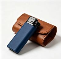 Briquet à flamme unique coupe-vent avec logo personnalisé, en métal, accessoires pour fumeurs, vente en gros