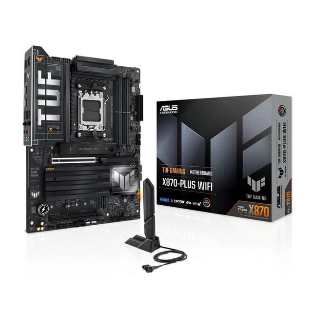 TUF GAMING X870-PLUS WIFI AMD X870 ATX Motherboard AMD 9000 Series 256GB EZ PC DIY ATX Motherboard