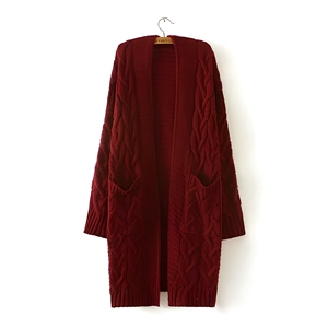 <span class=keywords><strong>Cardigan</strong></span> Invernale da <span class=keywords><strong>Donna</strong></span>, Lunghezza Regolare, Stile Casual e Comodo, con Tasche, Caldo e Confortevole, con Ricami - Product Image 4