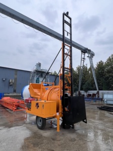 Mesin Pengaduk Beton Diesel JZC350 Berdaya Tinggi 25HP Pompa Motor Kapasitas 560L 8-10m/h Pengangkat Muat Sendiri untuk Pabrik Manufaktur - Product Image 6