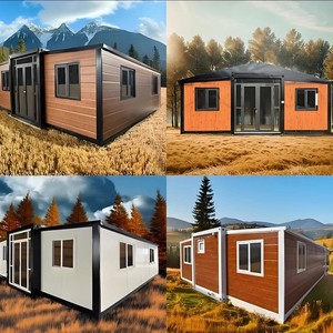 Maison triangulaire moderne préfabriquée, cabane en A, maison en bois minimaliste, petite maison portable pour <span class=keywords><strong>location</strong></span> de vacances. - Product Image 1