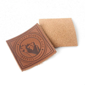 Quần Jean May Các Bản Vá Lỗi Nhà Sản Xuất Biểu Tượng Tùy Chỉnh Dập Nổi Bất Chính Hãng Da Nhãn Cho Quần Áo Túi Da Có Thể Giặt Thẻ - Product Image 1