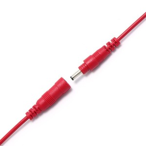 Red <b>Dc</b> <b>Power</b> Connector Extension <b>Cable</b> Male Female Plug For Electronic Devices - Product Image 1