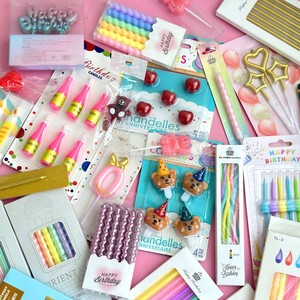Cartoon Birthday Candles Star Shape Colorful Spiral Heart Party Cake Decoration Baking Supplies - Product Image 4