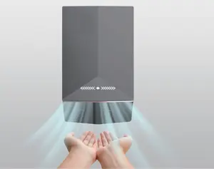 Otomatik duvara monte ticari el kurutma makinesi hava bıçağı Ultra ince el kurutma makinesi için otel havaalanı okul banyo projesi