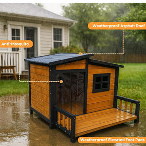 Caseta <span class=keywords><strong>para</strong></span> <span class=keywords><strong>Perros</strong></span> <span class=keywords><strong>de</strong></span> <span class=keywords><strong>Madera</strong></span> con Estampado Animal Hecha a Medida <span class=keywords><strong>para</strong></span> Sala <span class=keywords><strong>de</strong></span> Estar, Resistente a la Lluvia y al Sol <span class=keywords><strong>para</strong></span> Todas las Estaciones - Product Image 2