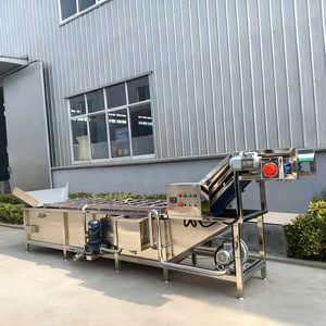 خط إنتاج آلي لغسل وتقشير وتقطيع وسلق الخضروات الجذرية والفواكه، صغير الحجم وموفر للطاقة - Product Image 3