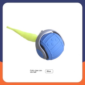 Pet eco-compatibile gravità cane gatto giocattolo intelligente palla rotolante elettrico auto da corsa di piccole dimensioni in gomma siliconica - Product Image 6