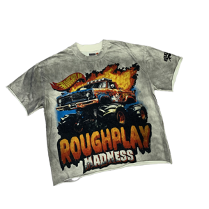T-shirt décontracté à manches courtes pour homme RoughPlay Madness, impression numérique vierge, 100% coton, coupe classique, été - Product Image 1