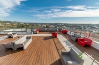 Planches de terrasse composites co-extrudées WPC, résistantes aux fissures, ignifuges, écologiques, garantie 5 ans