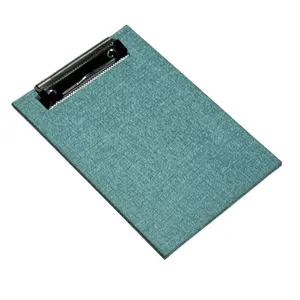 OEM school stationery accessories file writing nursing folder storage swatches display cover clipboard with metal clip